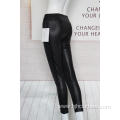 Foil Leather Trousers For Ladies